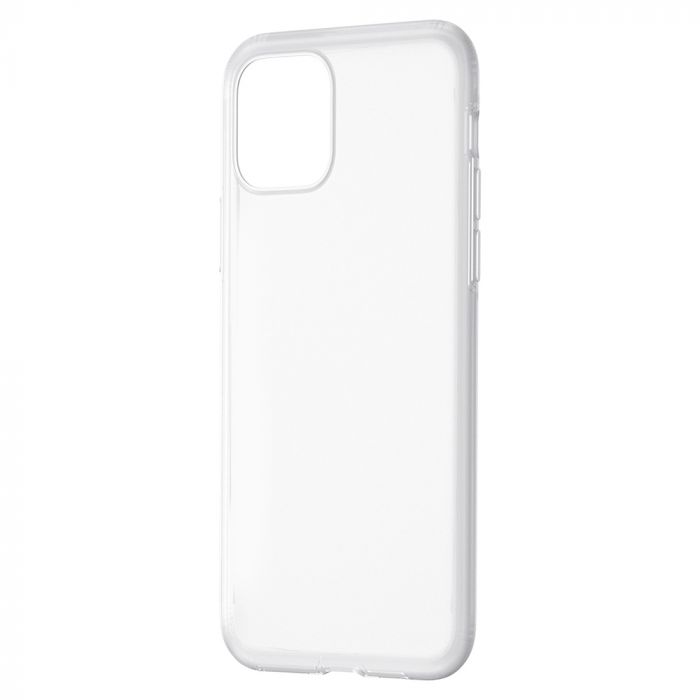 Husa telefon Apple iPhone 11 Pro Baseus Liquid Silica Gel Protective Clear White, anti-amprente