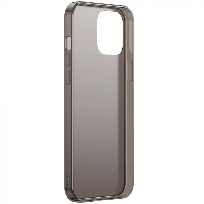 Husa telefon Apple iPhone 12 / 12 Pro Baseus Frosted Glass Protective, negru