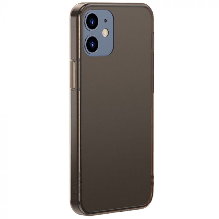 Husa telefon Apple iPhone 12 Mini Baseus Frosted Glass Protective Black