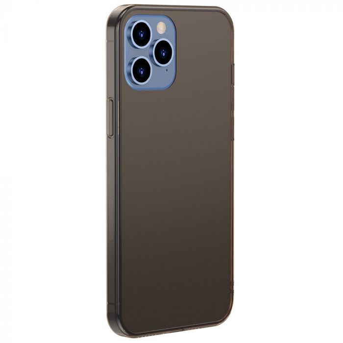 Husa telefon Apple iPhone 12 Pro Max Baseus Frosted Glass Protective Black