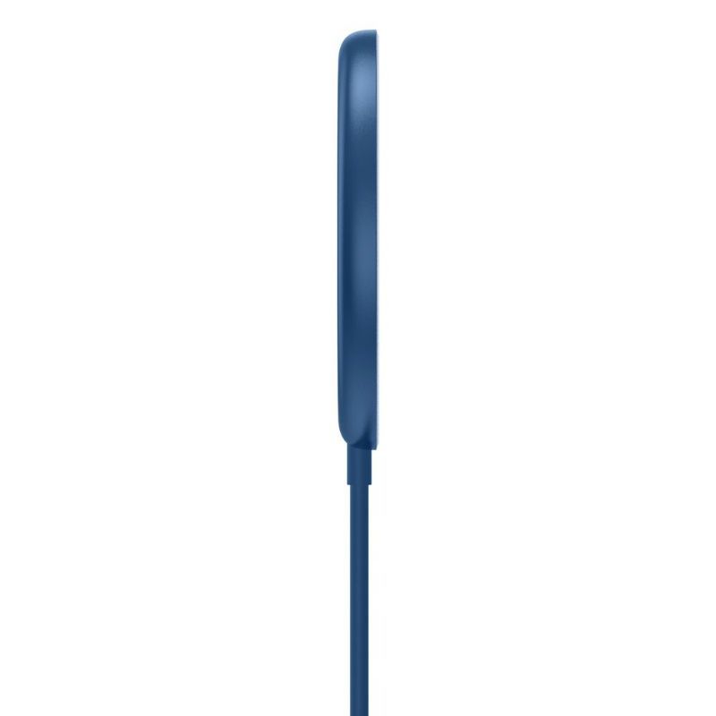 Incarcator wireless pentru telefoane Mini Baseus Simple Magnetic Wireless pentru iPhone 12 Series, cablu type-c 1.2m, Albastru