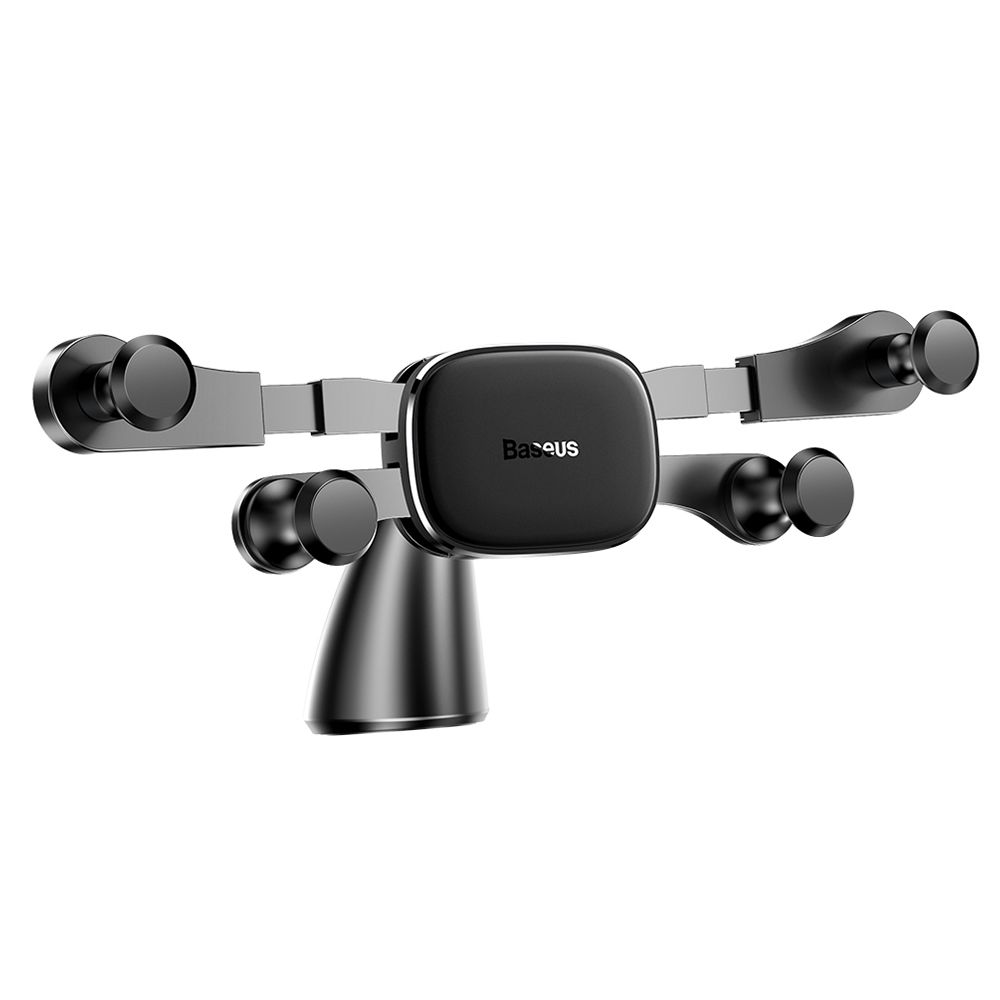 Suport telefon auto Baseus Auto Horizontal Screen Gravity, negru, pana la 6.5 inch, prindere cu adeziv
