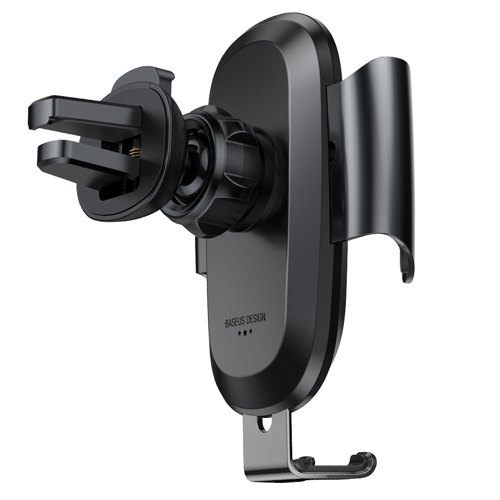Suport telefon auto Baseus Auto Future Gravity, negru, prindere la sistemul de ventilatie