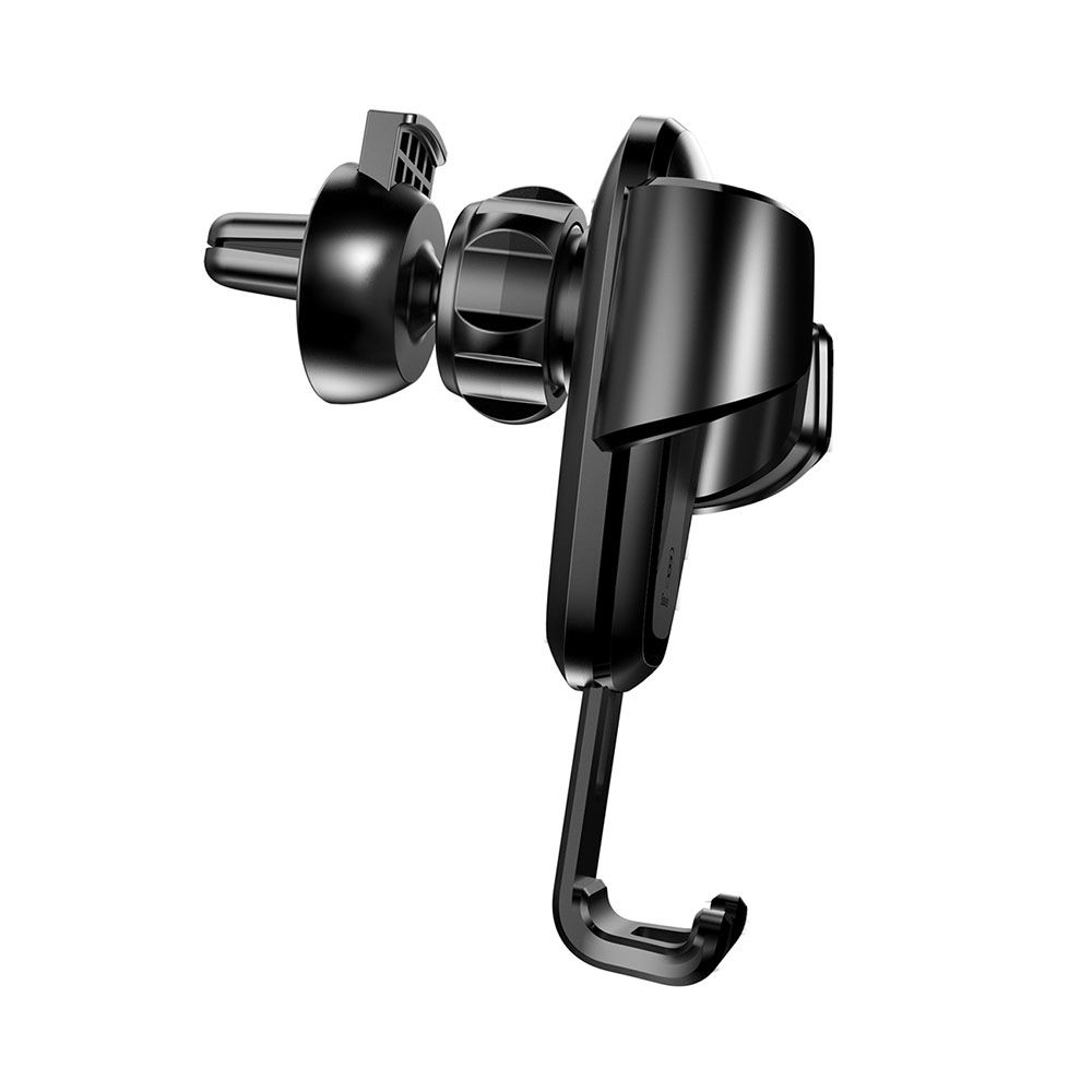 Suport telefon auto Baseus Auto Gravity, negru, prindere la sistemul de ventilatie