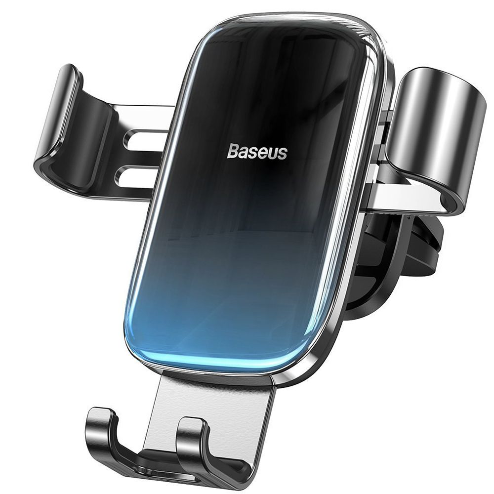 Suport telefon auto Baseus Auto Glaze Gravity, negru, cu prindere la ventilatie