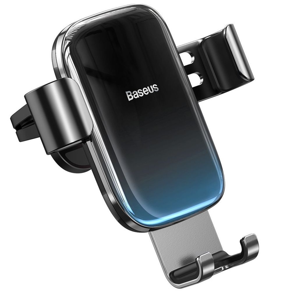 Suport telefon auto Baseus Auto Glaze Gravity, negru, cu prindere la ventilatie