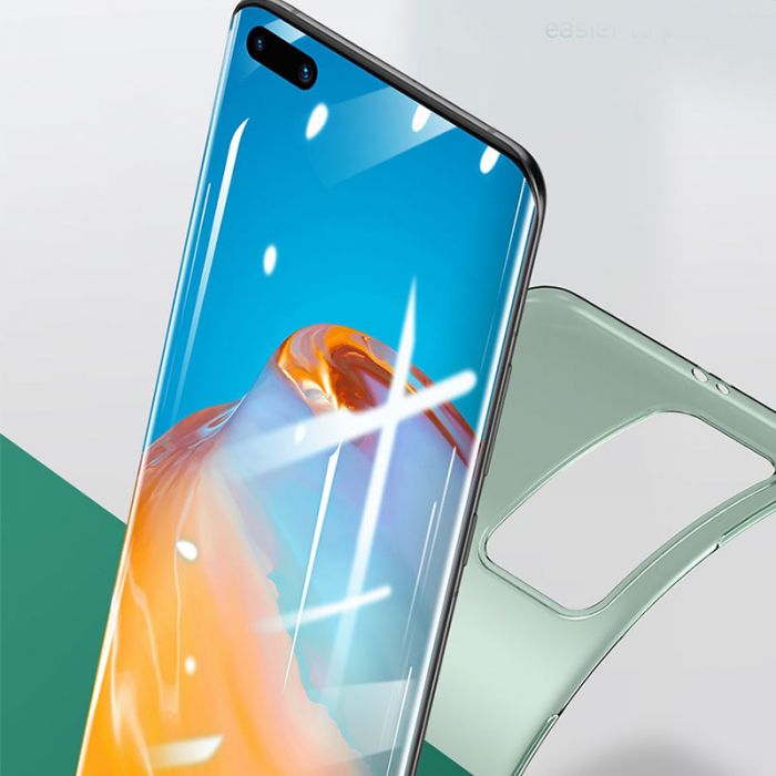 Husa telefon Huawei P40 Baseus Wing, verde