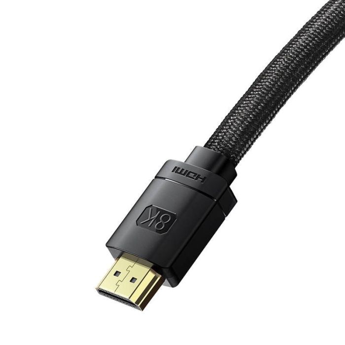Cablu video HDMI la HDMI Baseus High Definition 8K, 1 m, negru