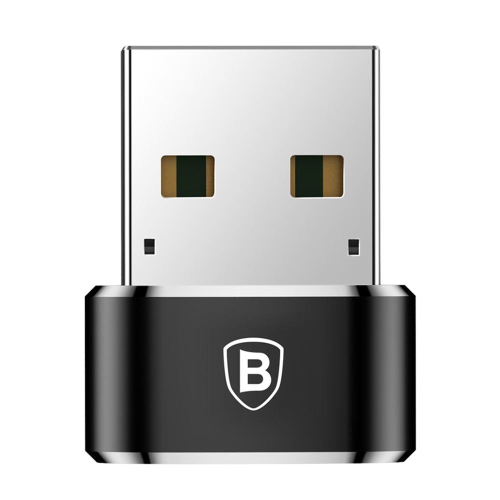 Adaptor incarcare, date USB 3.0 la Type-C Baseus OTG Mini, negru