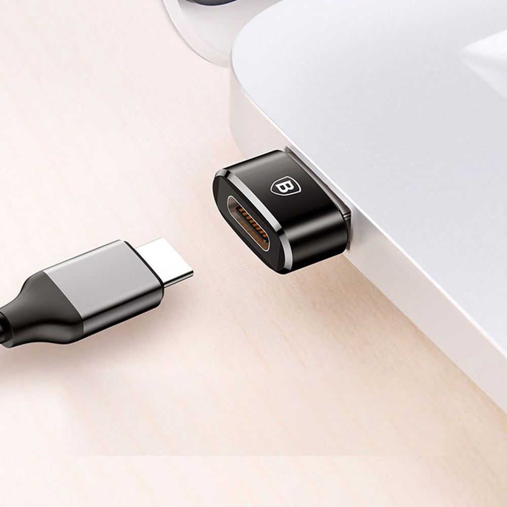 Adaptor incarcare, date USB 3.0 la Type-C Baseus OTG Mini, negru