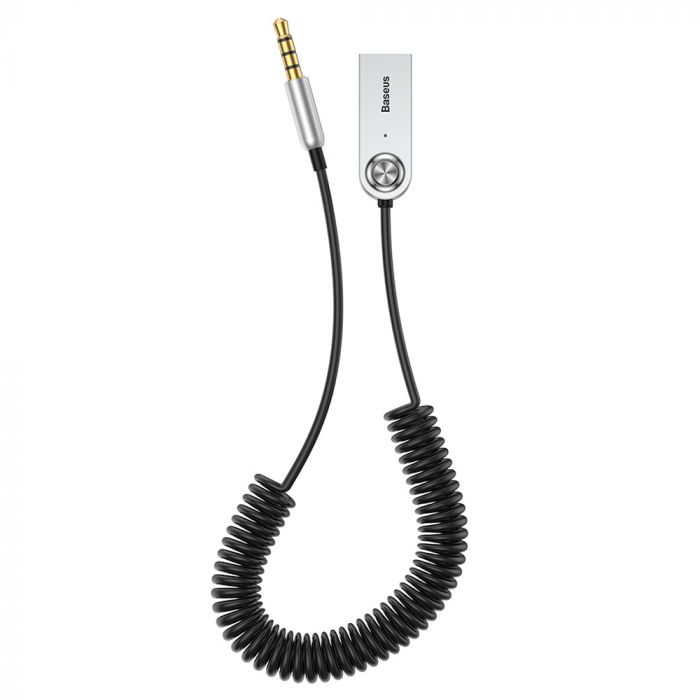 Adaptor audio Jack 3.5 mm Baseus Bluetooth Audio, negru, alimentare prin USB