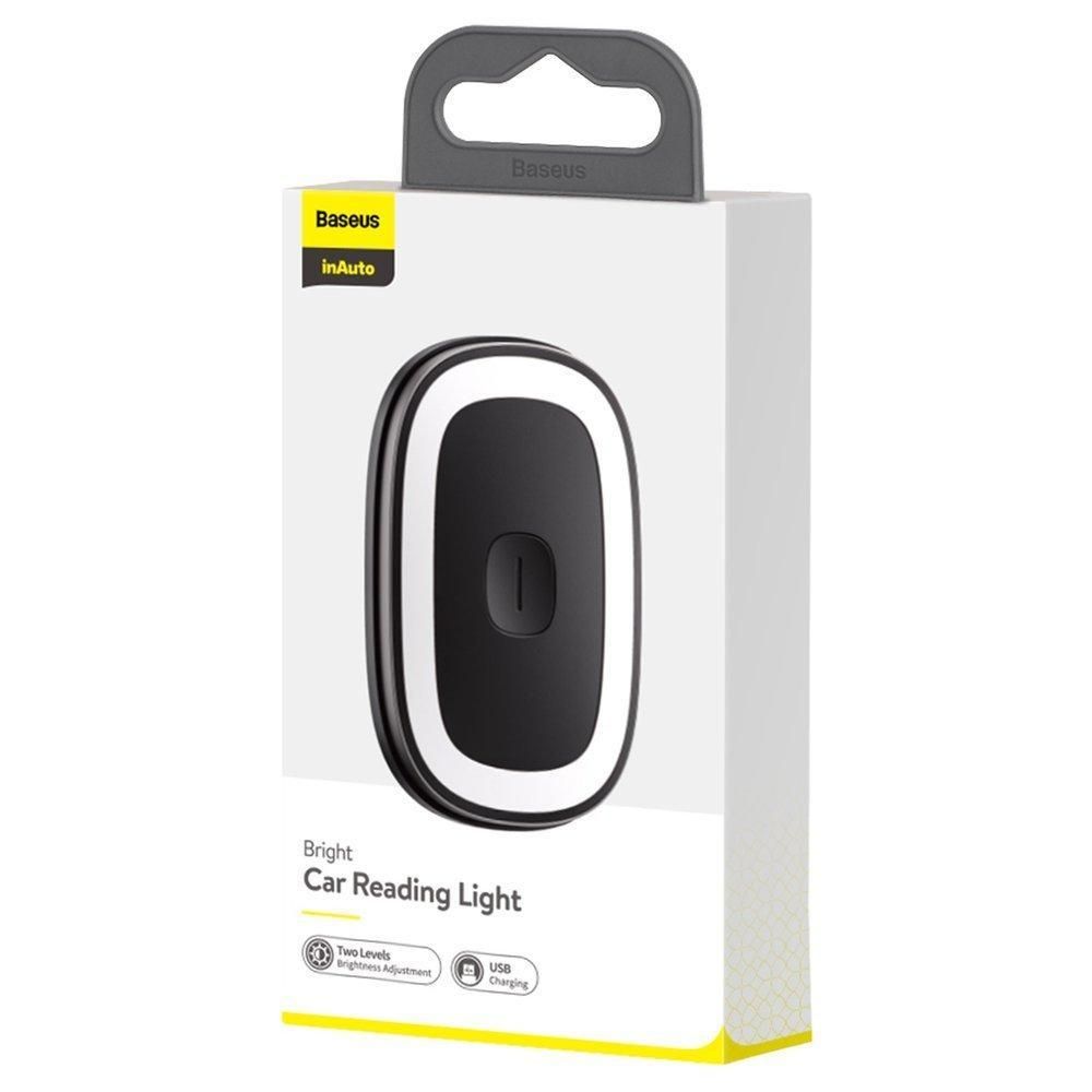 Lampa auto LED Baseus, wireless, cu senzor tactil, magnetica, negru, baterie 400 mAh