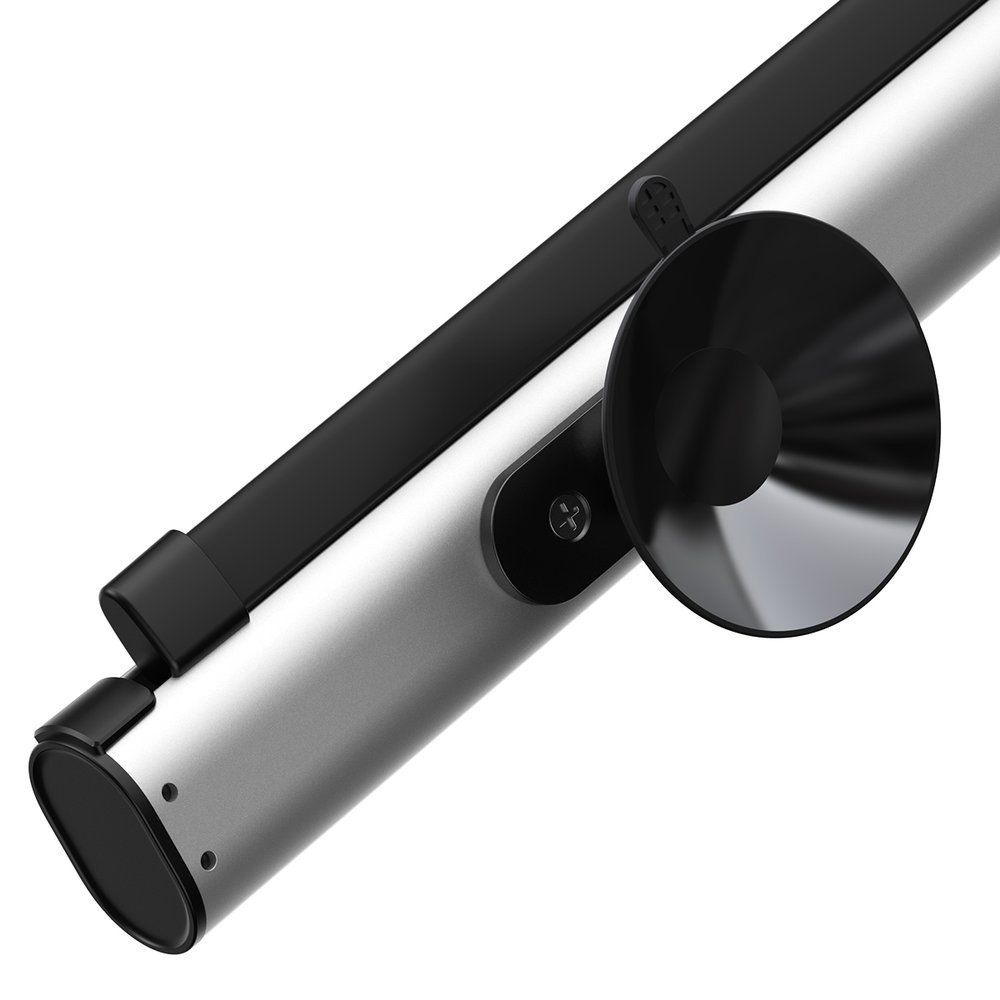 Parasolar auto Baseus Sunshade Silver, retractabil, prindere cu ventuza, 58 cm latime