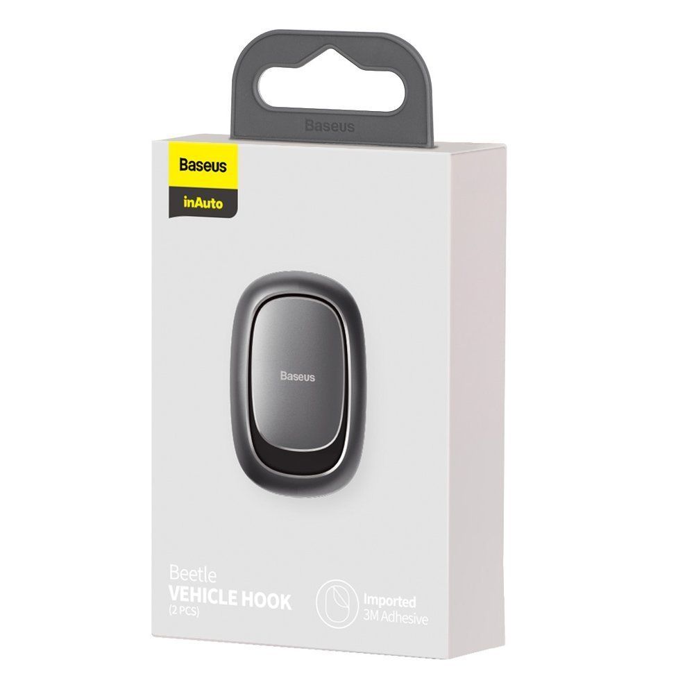 Carlig autoadeziv pentru bagaje Baseus Auto Beetle, 62.5 x 36.5 x 10 mm