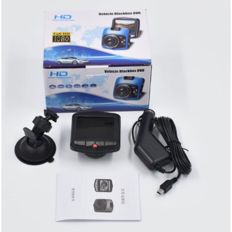Camera auto DVR OEM Video si Fotografiere Black and Blue, 1080p, full HD, 32 GB, unghi 120 grade