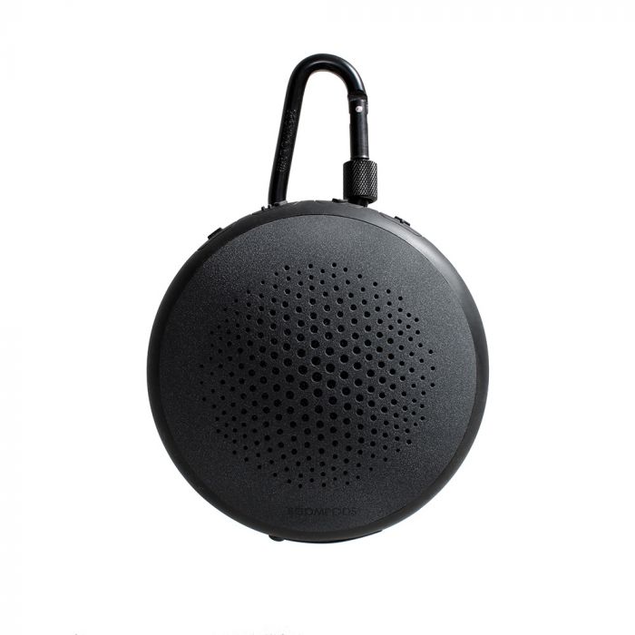 Boxa portabila Boompods Fusion gri-negru, rezistenta la apa, rezistenta la socuri, wireless, dual pairing