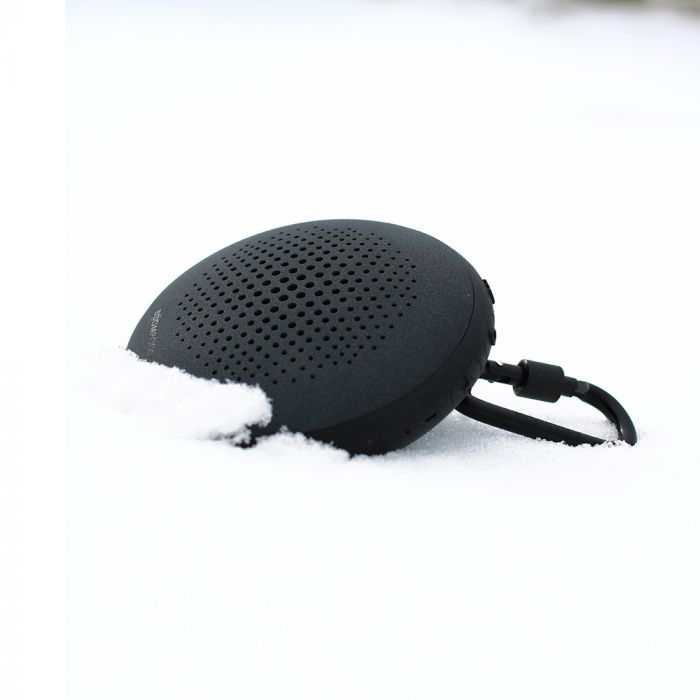 Boxa portabila Boompods Fusion gri-negru, rezistenta la apa, rezistenta la socuri, wireless, dual pairing