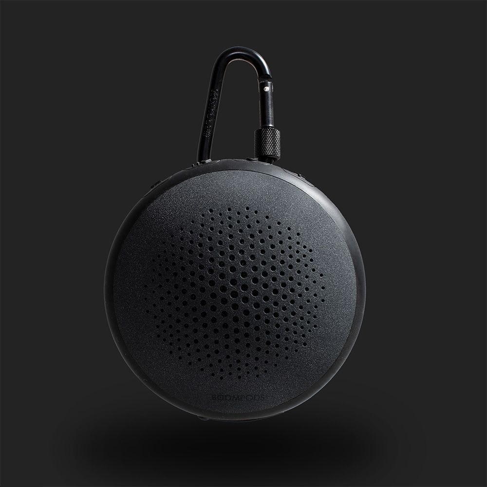 Boxa portabila Boompods Fusion gri-negru, rezistenta la apa, rezistenta la socuri, wireless, dual pairing
