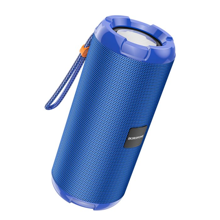 Boxa portabila Borofone BR15 Smart Bluetooth, albastru, difuzor 45 mm x 2, suport Bluetooth, FM, TF, USB, AUX, TWS