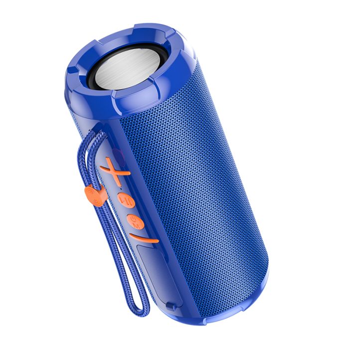 Boxa portabila Borofone BR15 Smart Bluetooth, albastru, difuzor 45 mm x 2, suport Bluetooth, FM, TF, USB, AUX, TWS