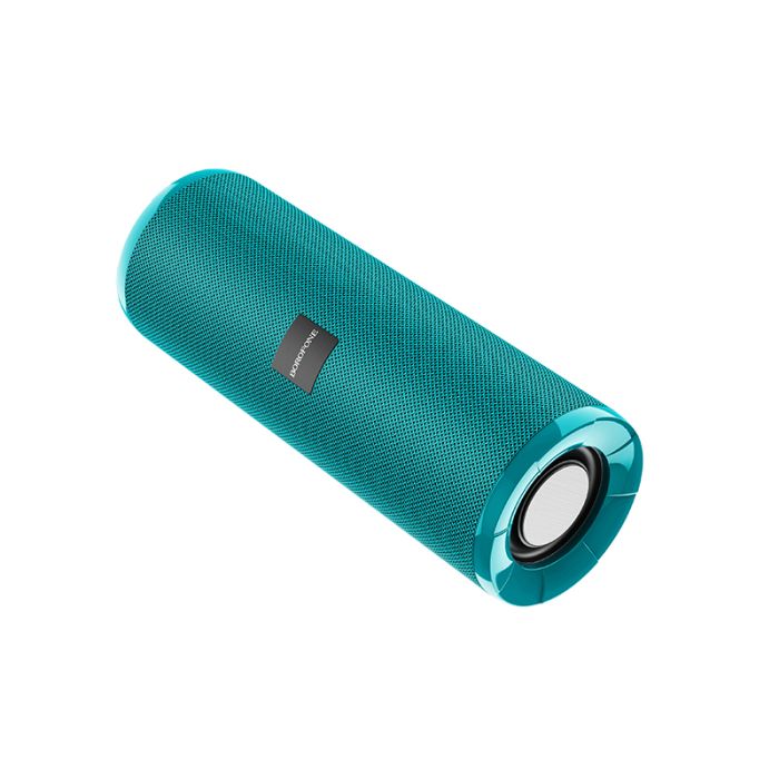Boxa portabila Borofone BR1 Beyond Bluetooth, turcoaz, 180 x 65 x 66.2 mm, suport Bluetooth, AUX, USB, FM