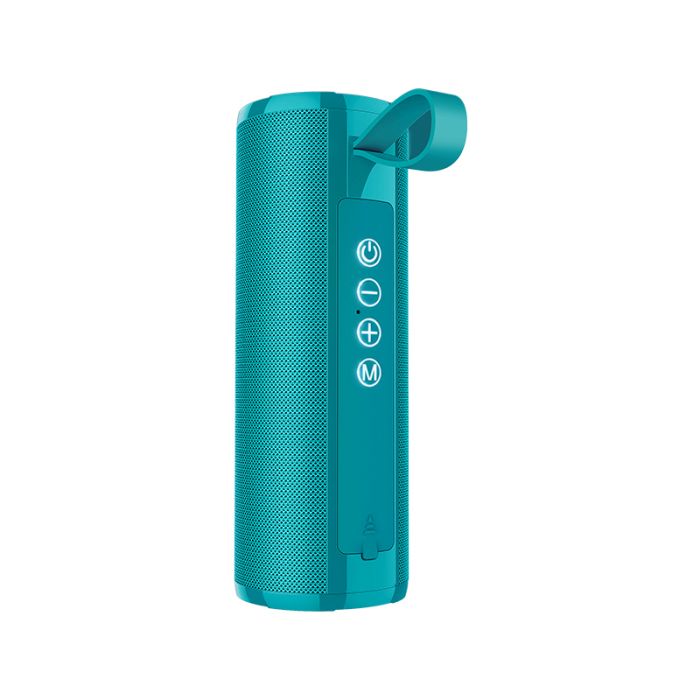 Boxa portabila Borofone BR1 Beyond Bluetooth, turcoaz, 180 x 65 x 66.2 mm, suport Bluetooth, AUX, USB, FM