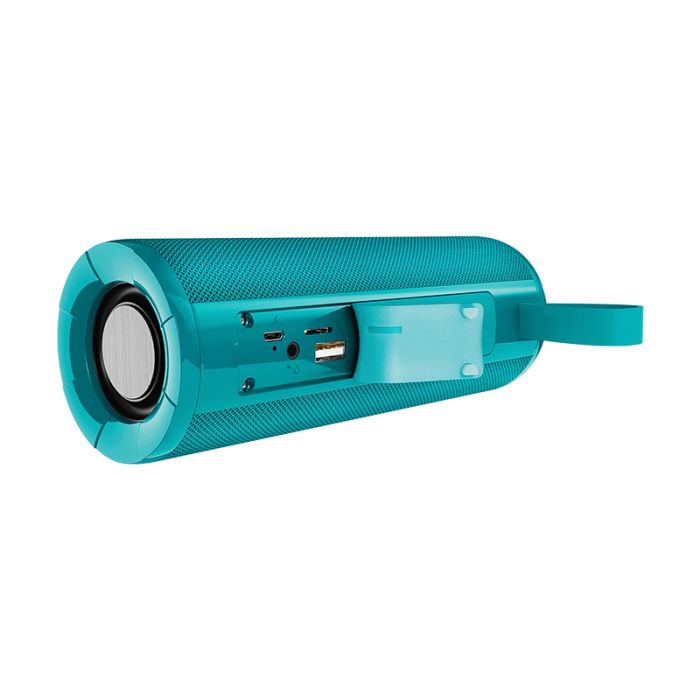 Boxa portabila Borofone BR1 Beyond Bluetooth, turcoaz, 180 x 65 x 66.2 mm, suport Bluetooth, AUX, USB, FM