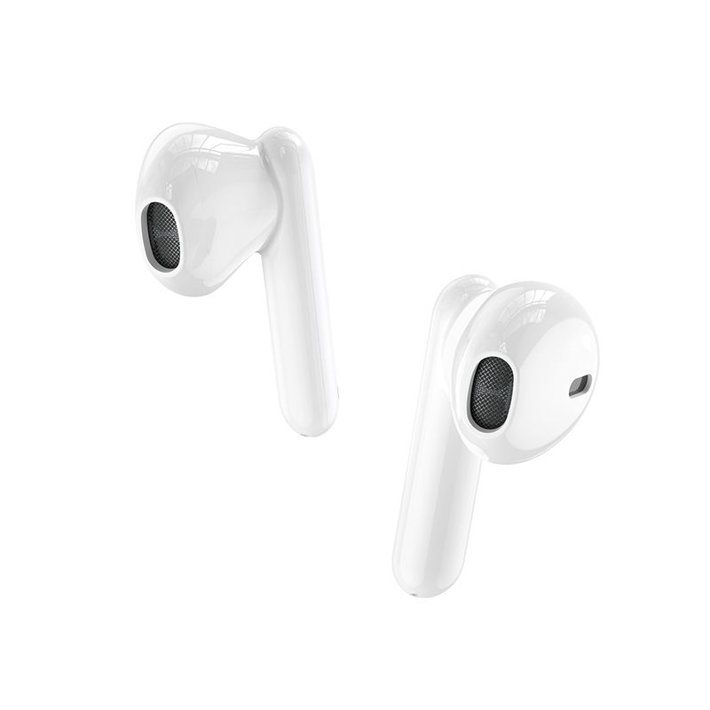 Casti audio in-ear, true wireless, Borofone BW05 Pure Tone, Bluetooth, alb