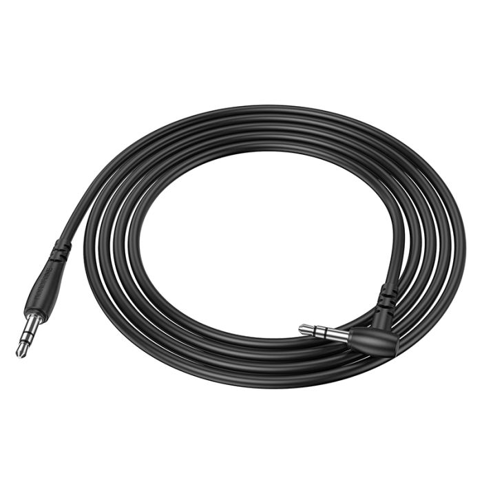 Cablu audio Borofone BL10 Jack 3.5mm la Jack 3.5mm, 1 m, Negrn