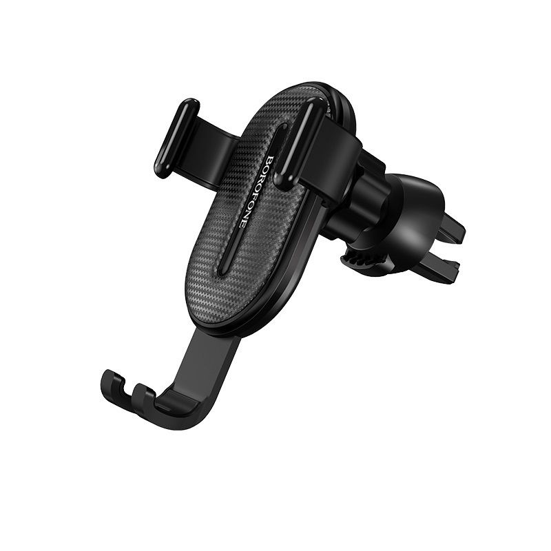 Suport telefon auto Borofone BH11 Gravity Negru, 4.6 inch, prindere la ventilatie