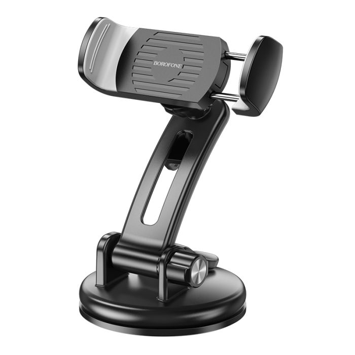 Suport telefon auto Borofone BH62 Bora Negru, 4.5-7 inch, prindere de bord sau parbriz
