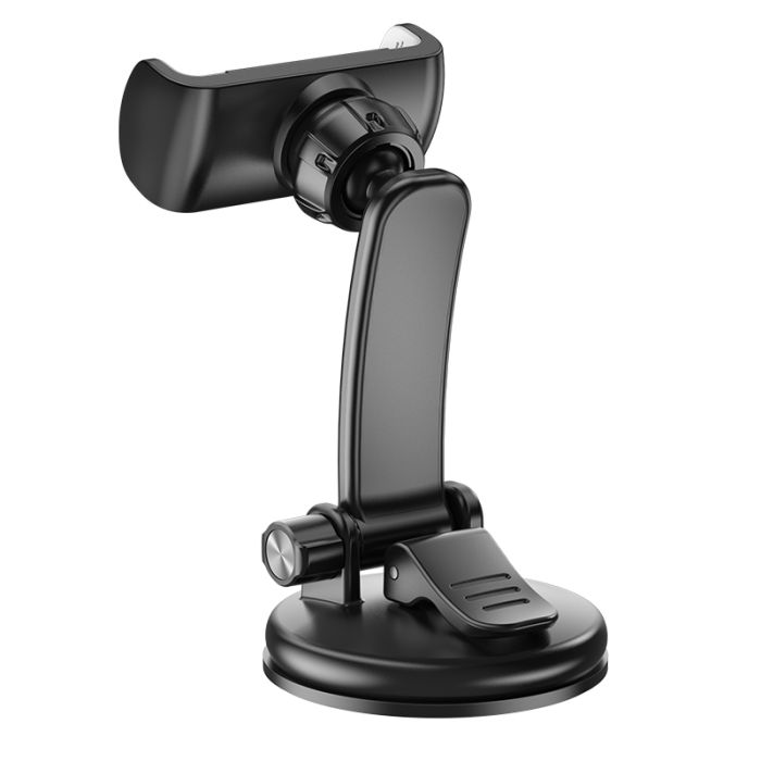 Suport telefon auto Borofone BH62 Bora Negru, 4.5-7 inch, prindere de bord sau parbriz