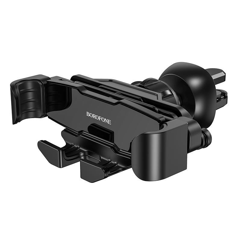 Suport telefon auto Borofone BH32 Gracioso Gravity Negru, 4.7-6.7 inch, prindere la ventilatie