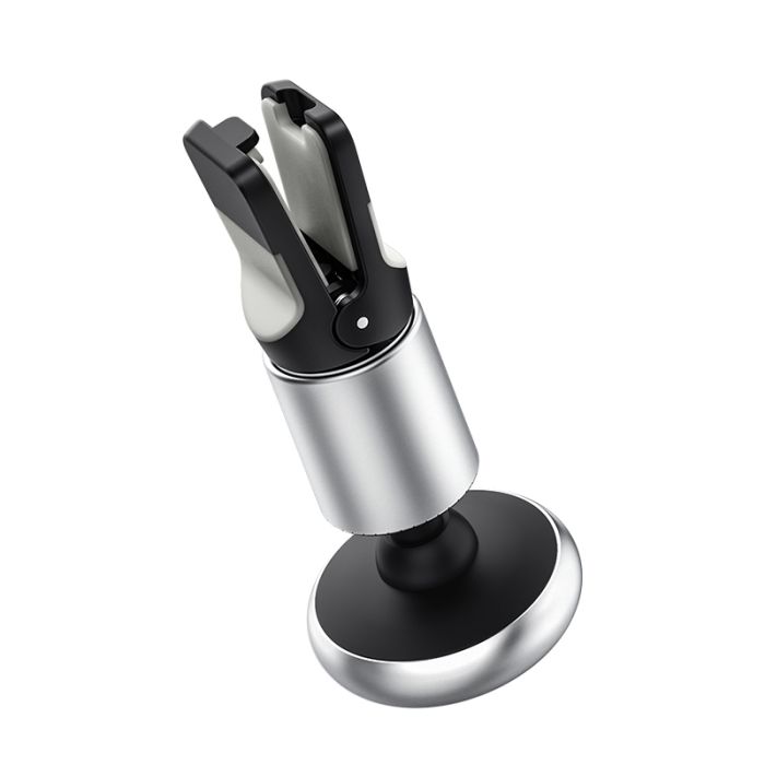 Suport telefon auto Borofone BH47 Cool Move Magnetic Argintiu cu sistem de prindere la ventilatie