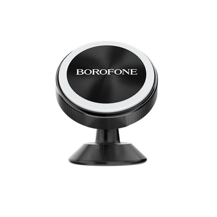 Suport telefon auto Borofone BH5 Platinum Magnetic Negru, cu prindere de bord