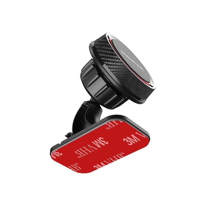 Suport telefon auto Borofone BH13 Journey Series Magnetic Negru, rotatie 360 grade, prindere de bord