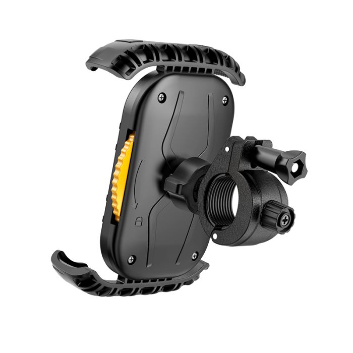 Suport telefon pentru bicicleta Borofone BH59 Flyover Negru cu prindere ghidon, 125-175 mm