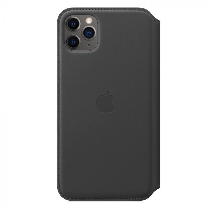 Husa telefon originala Apple iPhone 11 Pro Max Leather Folio, negru