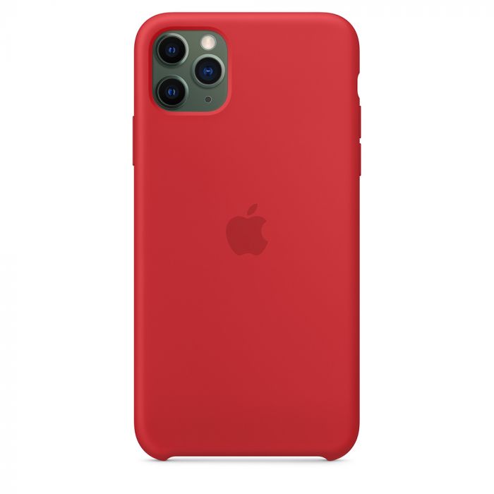 Husa telefon originala Apple iPhone 11 Pro Max Silicon, rosu