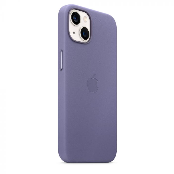 Husa telefon originala Apple iPhone 13 Leather, MagSafe, Wisteria, violet