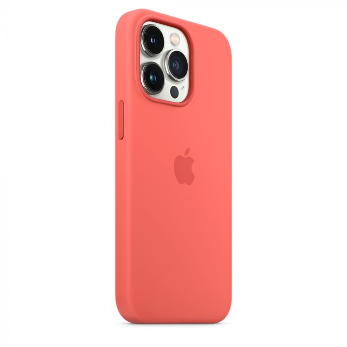 Husa telefon originala Apple iPhone 13 Pro Silicon, MagSafe, Pink Pomelo, roz