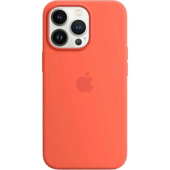 Husa telefon originala Apple iPhone 13 Pro Silicon, MagSafe, Nectarine, portocaliu