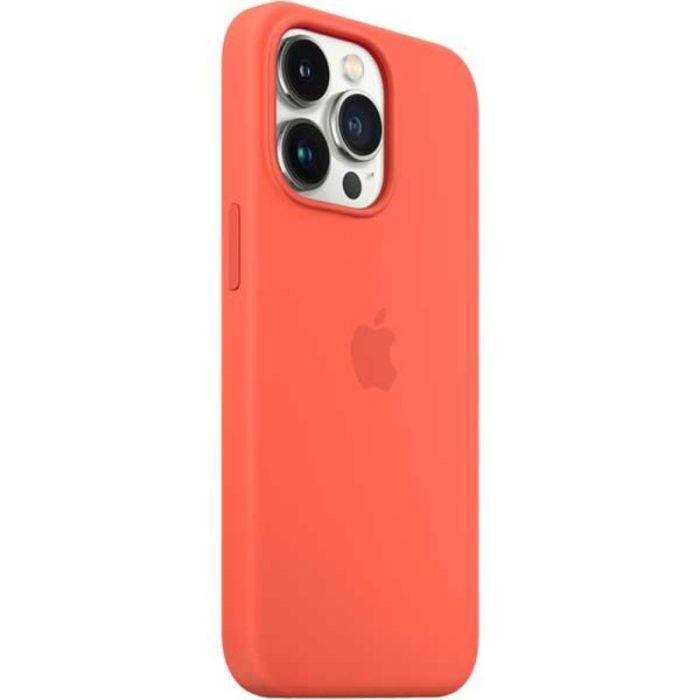 Husa telefon originala Apple iPhone 13 Pro Silicon, MagSafe, Nectarine, portocaliu
