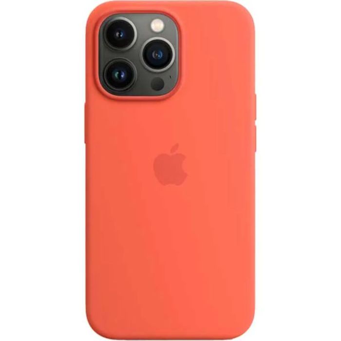 Husa telefon originala Apple iPhone 13 Pro Silicon, MagSafe, Nectarine, portocaliu