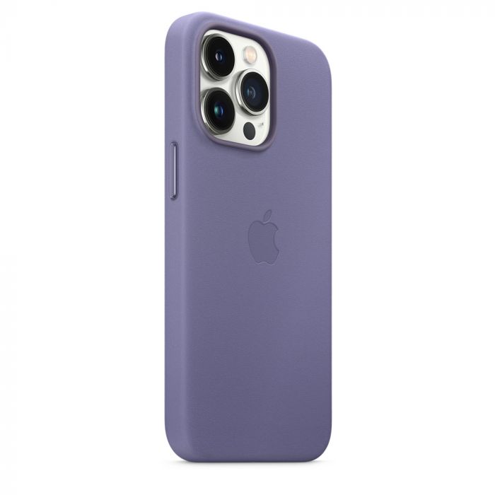 Husa telefon originala Apple iPhone 13 Pro Max Leather, MagSafe, Wisteria, violet