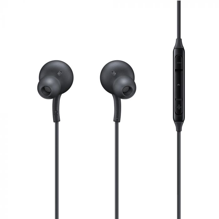 Casti audio in-ear originale Samsung AKG Type-C, negru, lungime cablu 120 cm