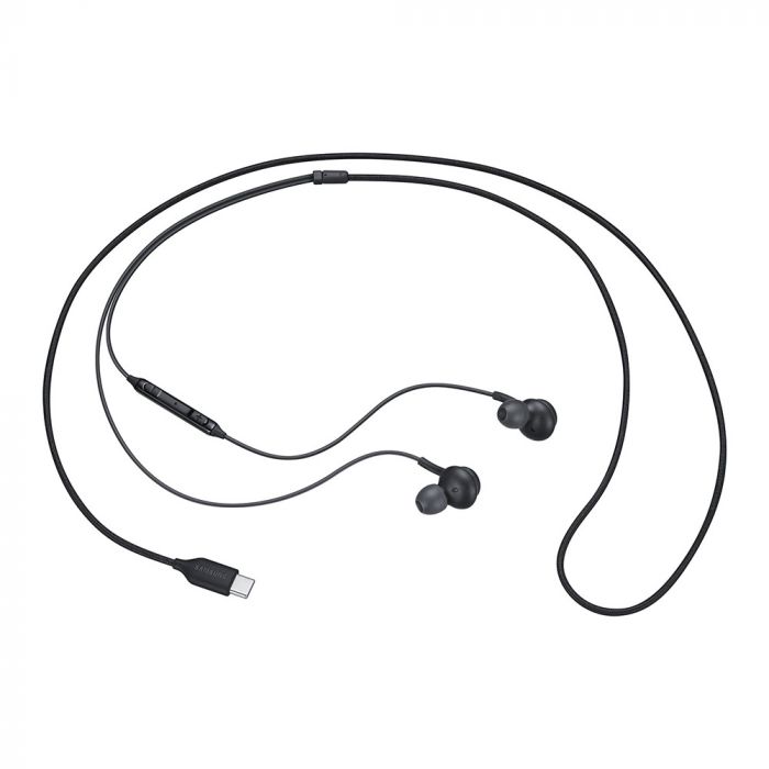 Casti audio in-ear originale Samsung AKG Type-C, negru, lungime cablu 120 cm