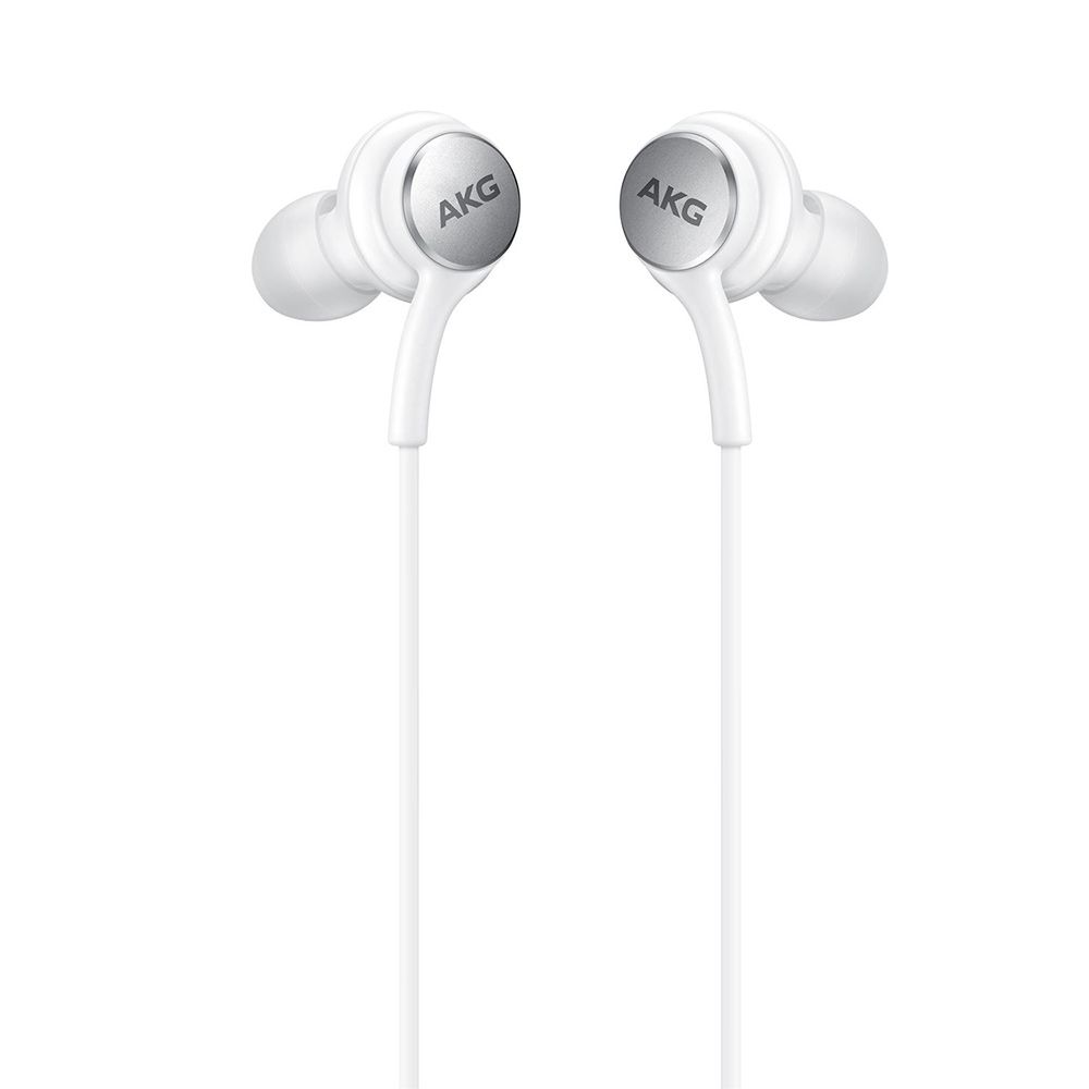 Casti audio in-ear originale Samsung AKG Type-C, alb, lungime cablu 120 cm