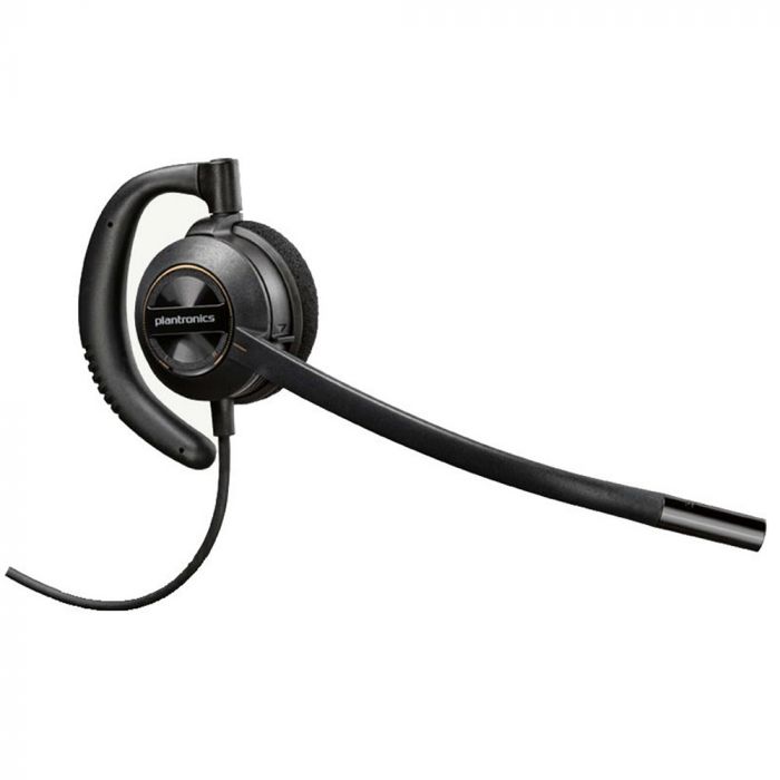 Casti audio on-ear Plantronics EncorePro HW530, negru, noise-canceling
