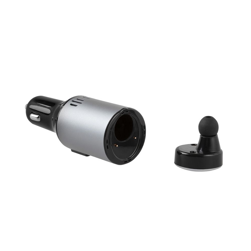 Casti audio bluetooth in-ear Xenic, negru, cu incarcator auto dual USB max 2.1A si slot magnetic pentru casca